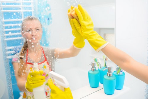 Thorough kitchen cleaning in Surrey focusing on appliances and surfaces