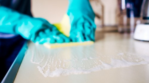 Kitchen and bathroom cleaning tasks included in Surrey domestic cleaning
