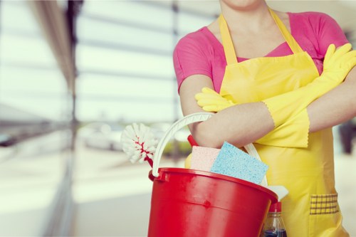Keyboard navigation and readable layout on a cleaning service website