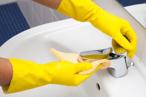 Deep cleaning service for a Surrey home kitchen and bathroom